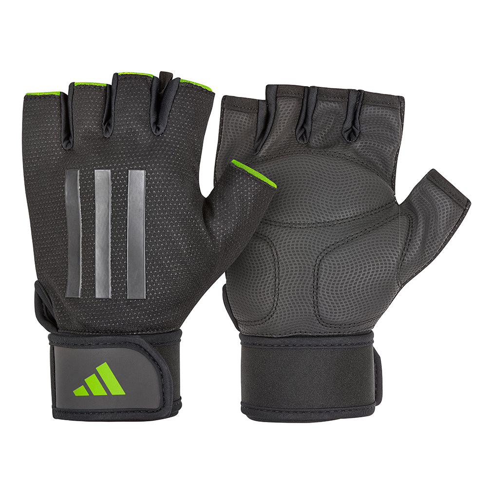 Adidas Guantes de entrenamiento Elite Verde Fitness Town