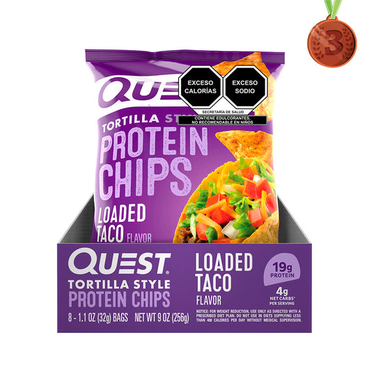 Quest Chips horneadas de proteína sabor Taco